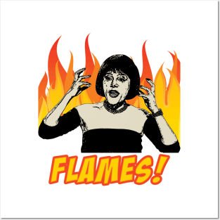 Flames! Posters and Art